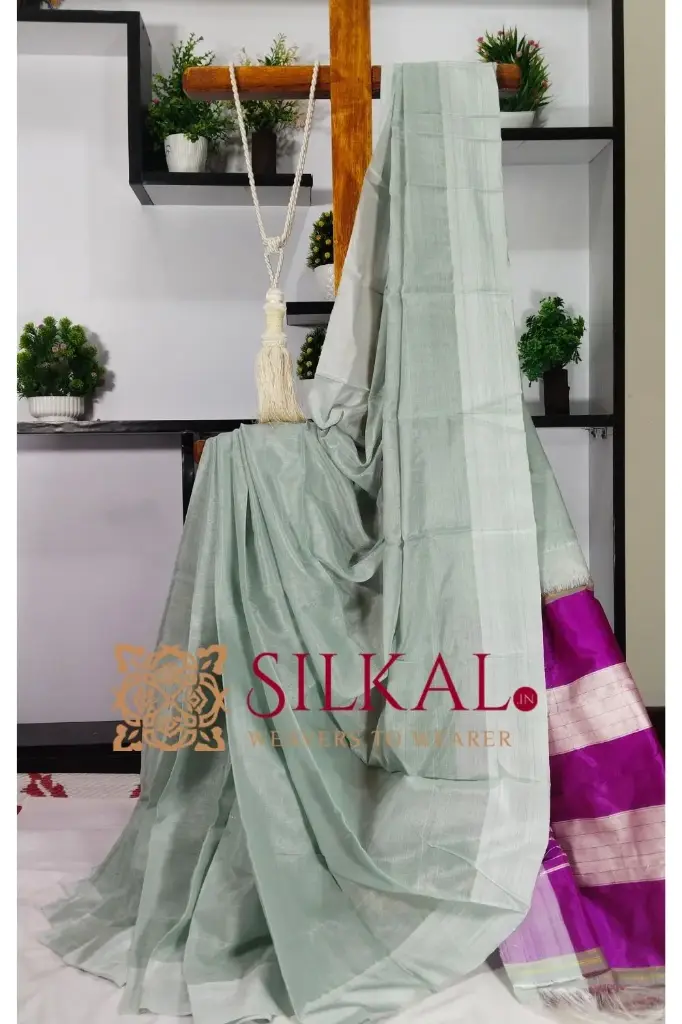 SKL3207 Ilkal Viscose Cotton Silk Handloom Saree  