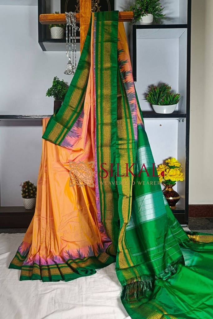 Ilkal Temple Saree
