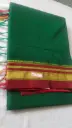 SKL3077 ILKAL COTTON CHIKKI PARAS PLAIN SAREE