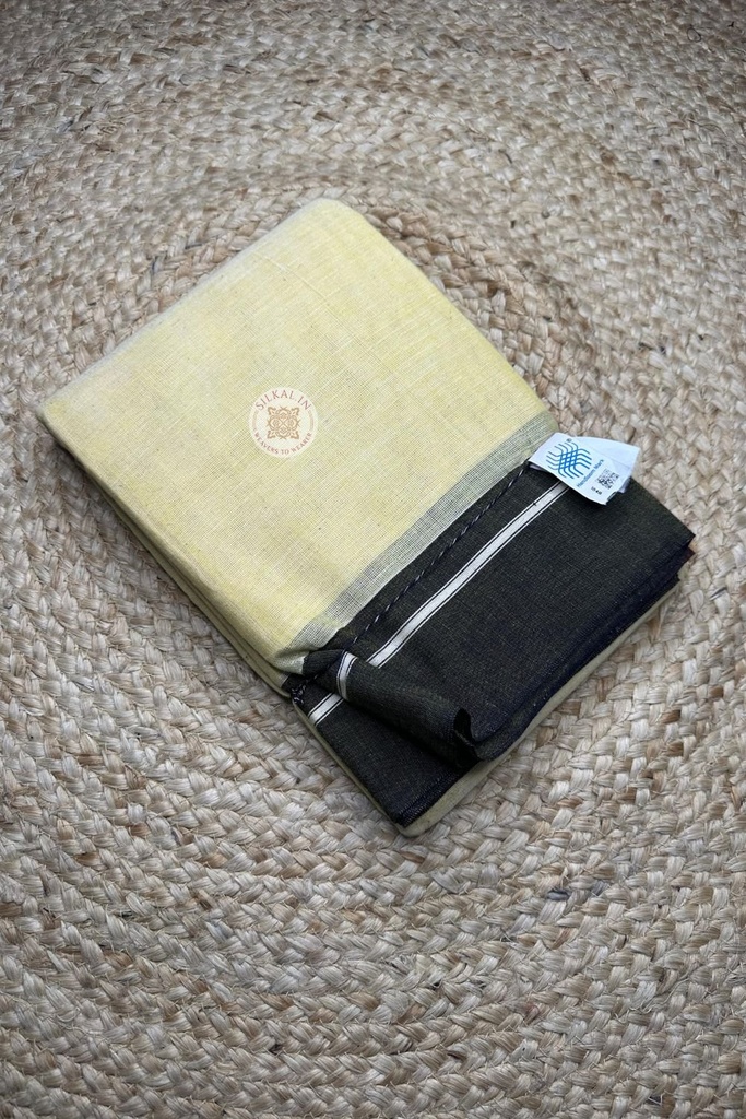 Patteda Anchu Pure Cotton Handwoven Saree