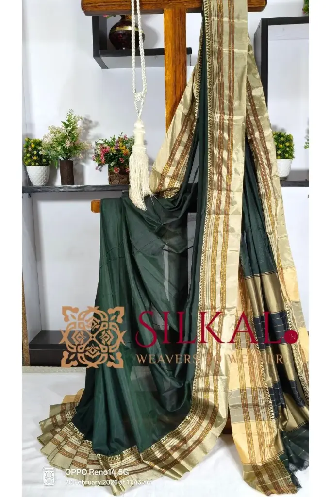 SKL03272 ILKAL COTTON GAADI DADI SAREE  