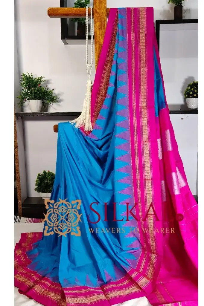 SKL2090 Ilkal Temple Cotton Silk Saree  
