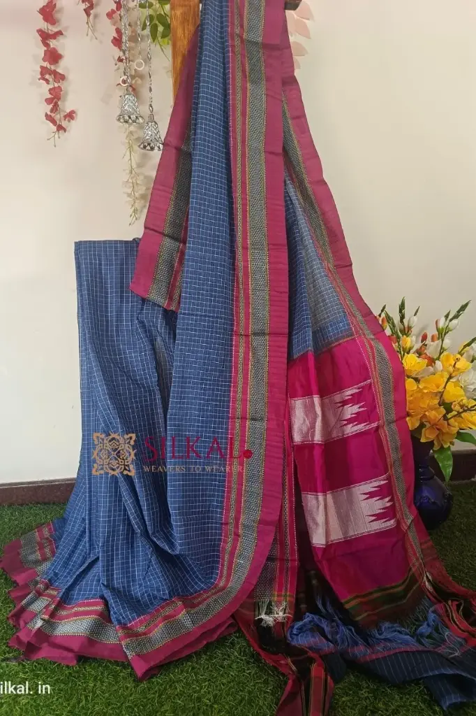 SKL1512 Ilkal Cotton Silk Chikki Paras Saree  