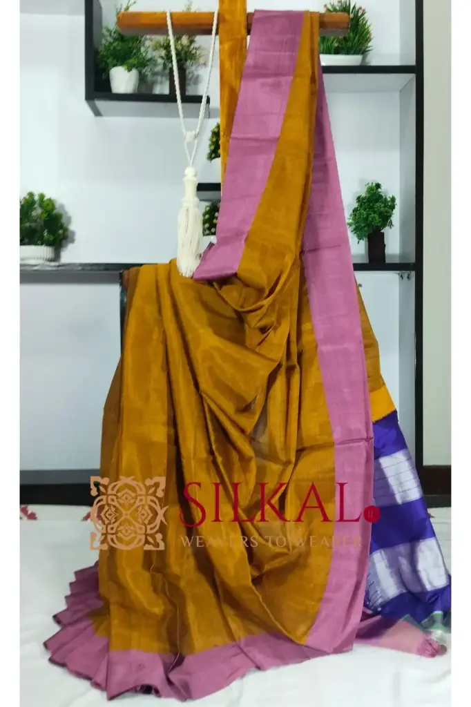 SKL3213 Ilkal Viscose Cotton Silk Handloom Saree  
