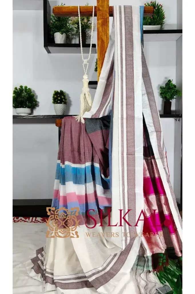 SKL3223 Ilkal Handloom Cotton Silk Saree 