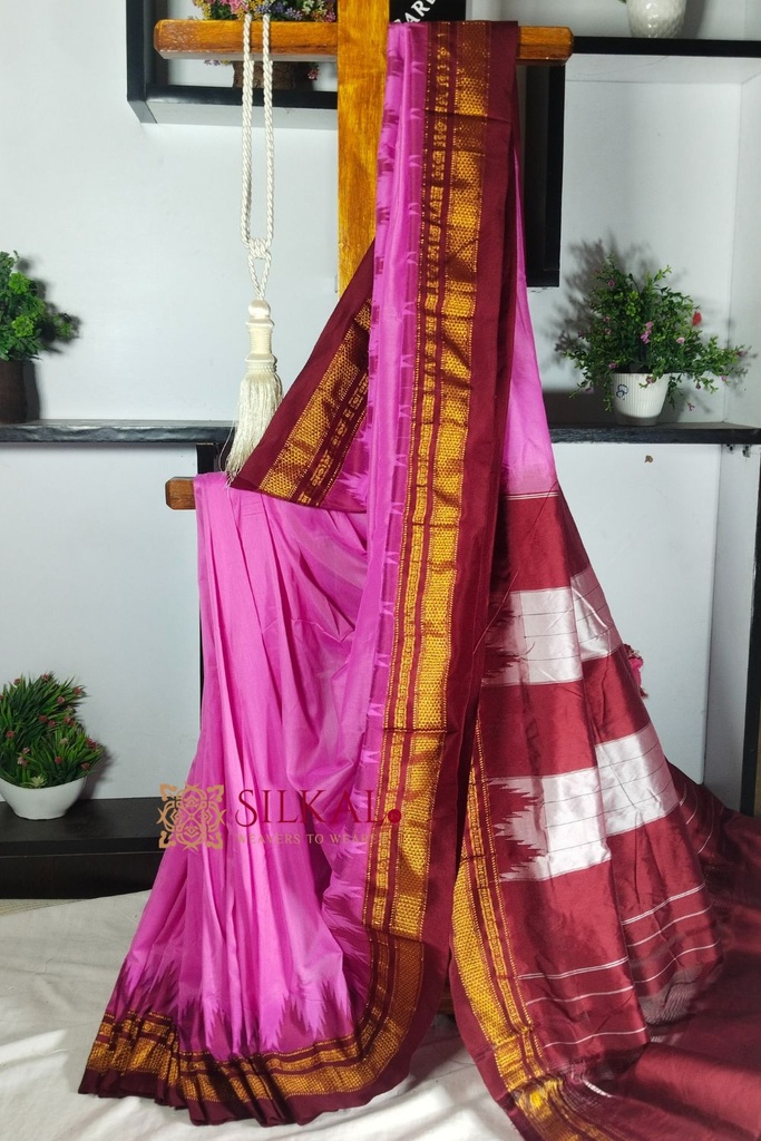 Ilkal Temple Cotton Silk
