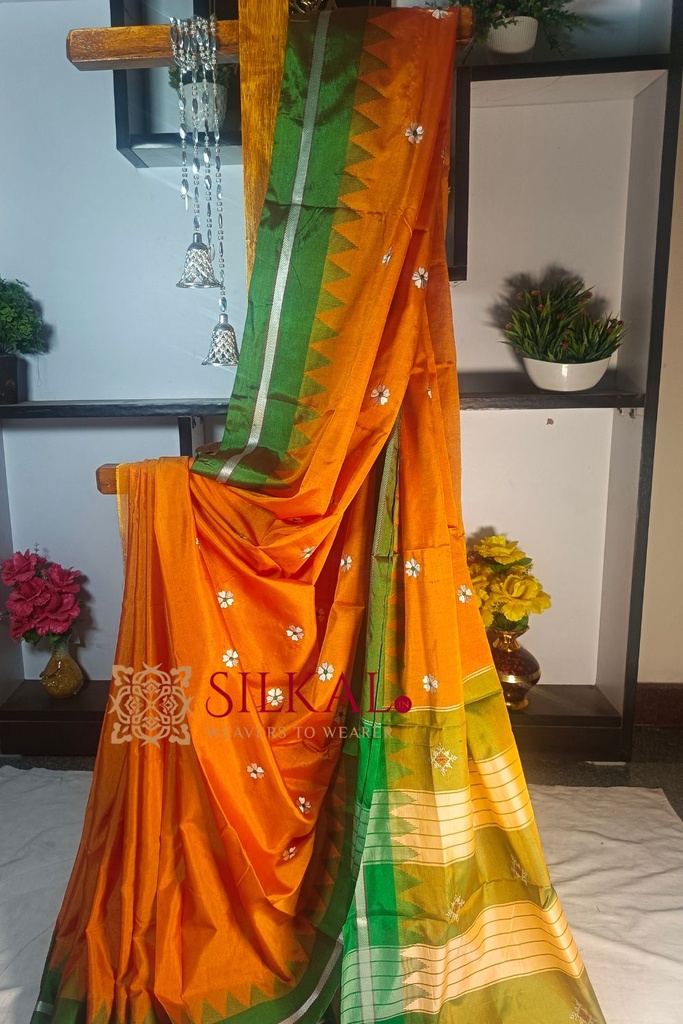 Banhatti Mercerised Cotton Butta Sarees