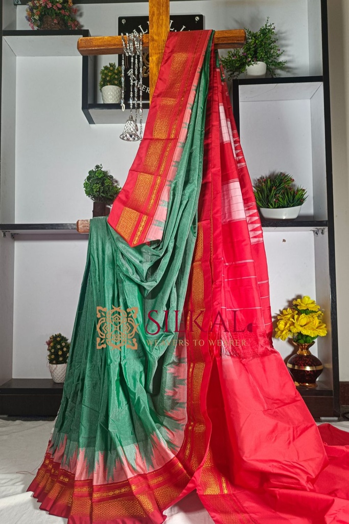 Ilkal Temple Saree