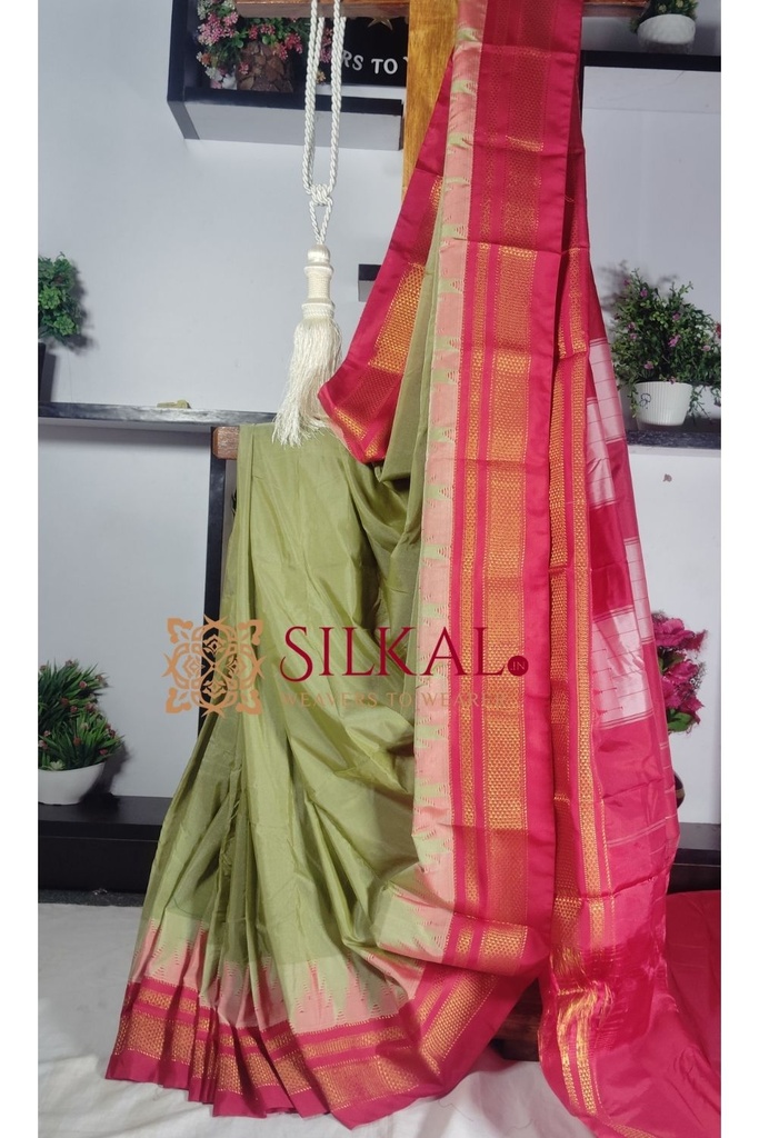 Ilkal Cotton Silk Saree