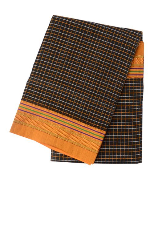 Ilkal Silk By Cotton Chaduranga Chikki Saree