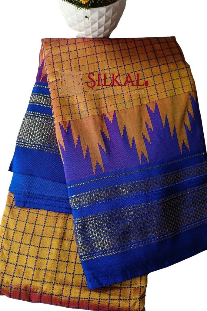 Ilkal Chadarunga Silk Saree