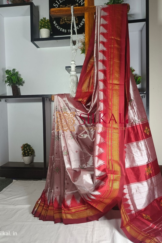 Ilkal Pure Silk Kasuti Saree
