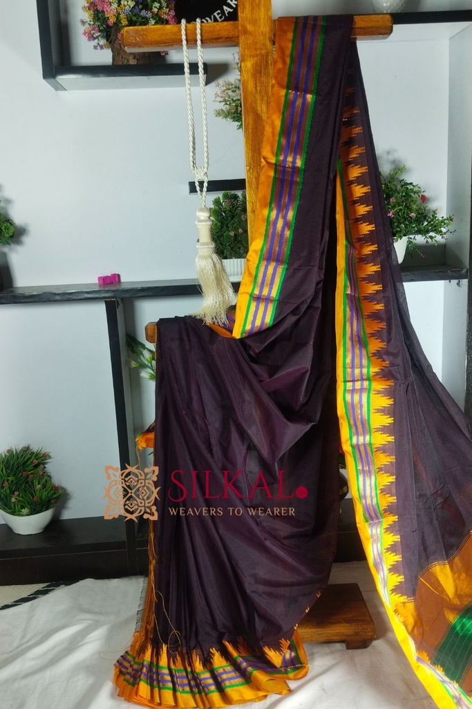 Ilkal Cotton Kaddi Saree