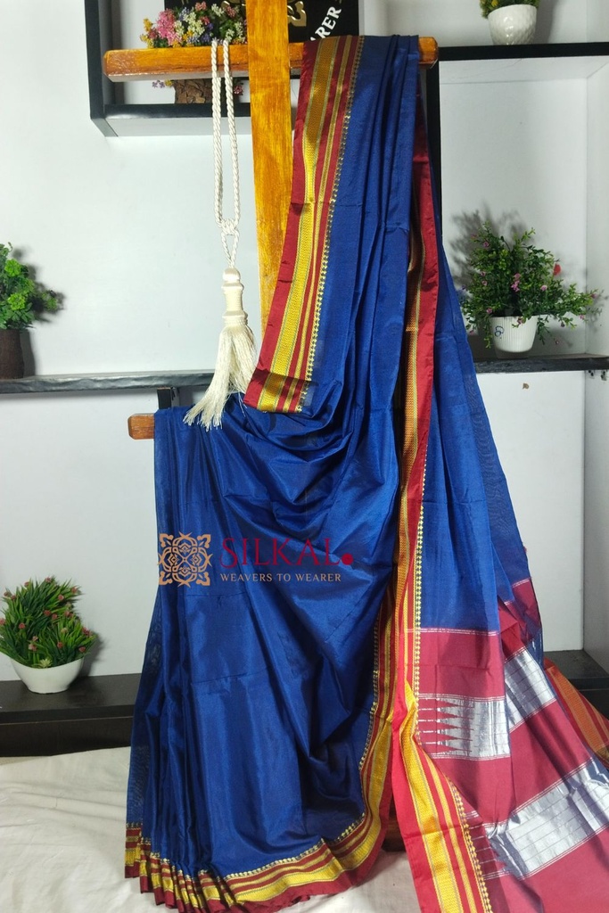 Ilkal Mercerized Cotton Saree