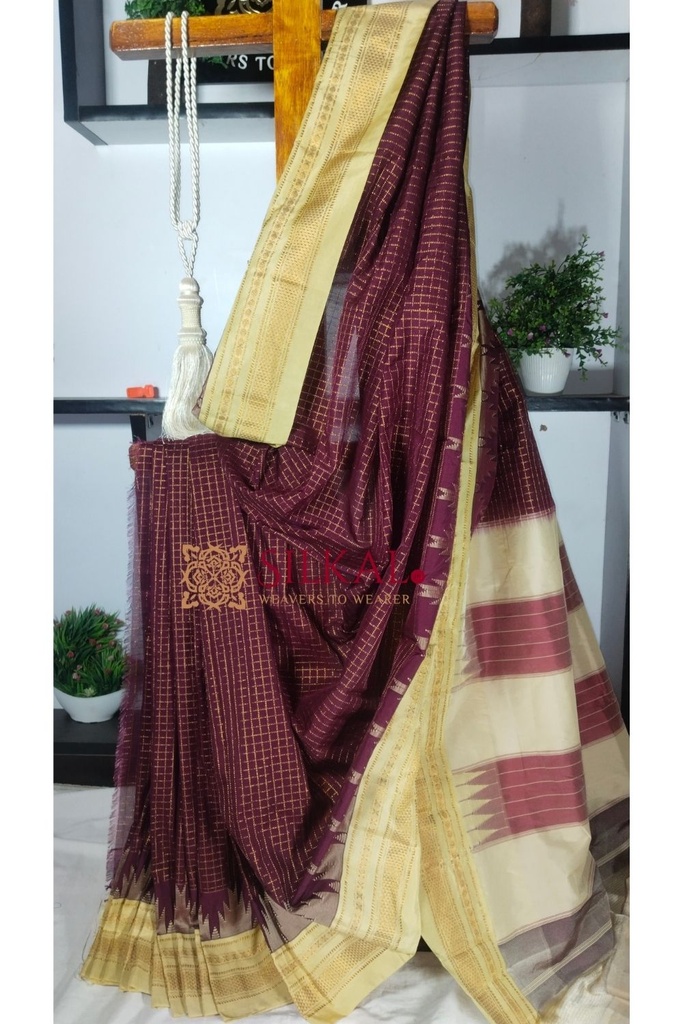 Ilkal Chadarunga Cotton Silk Saree