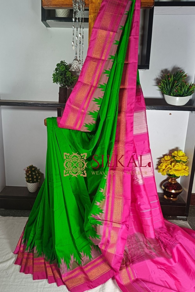 Ilkal Temple Saree