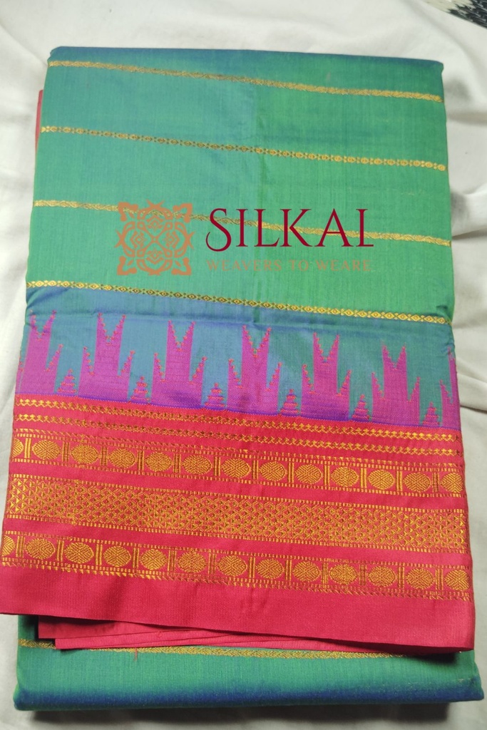 Ilkal Mercerised Butta Cotton Saree
