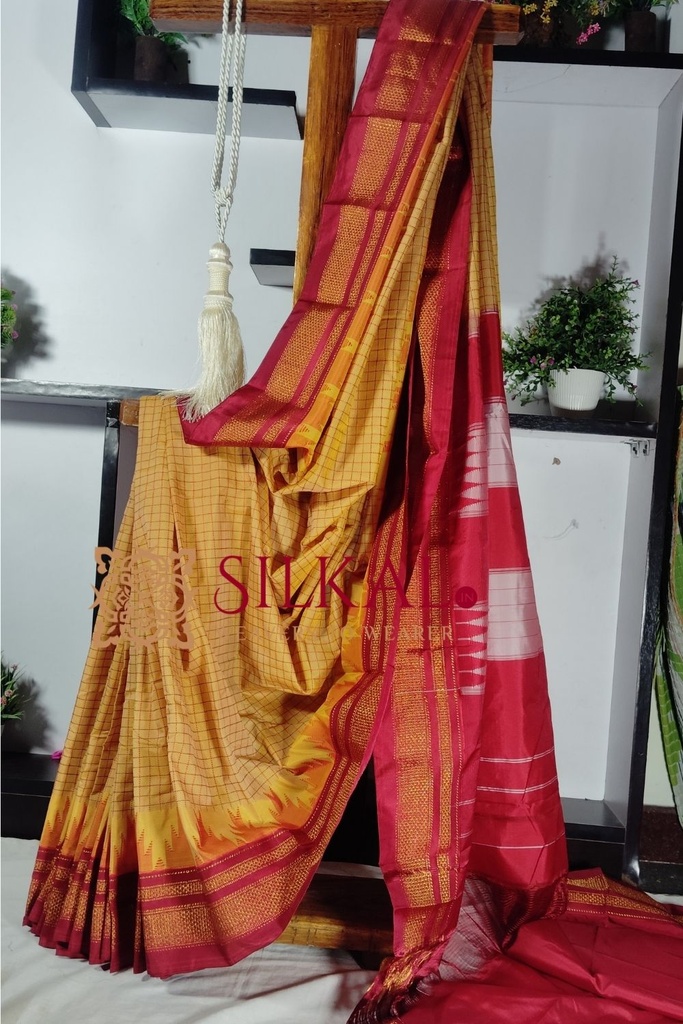 Ilkal Chaduranga saree