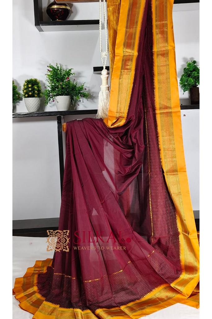Ilkal Mercerized Sonamati Cotton Saree