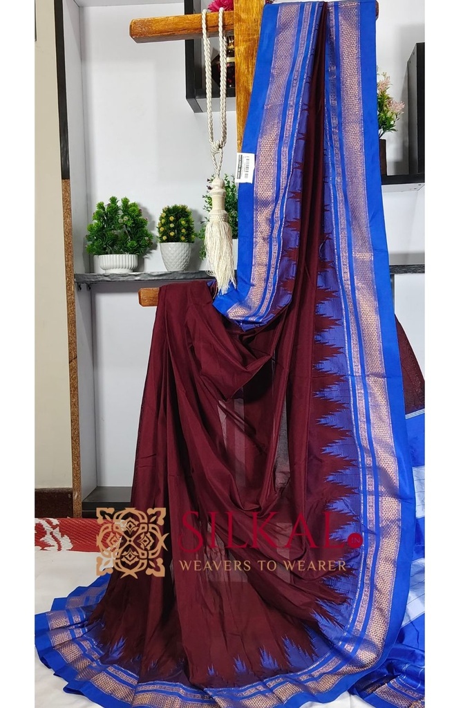 Ilkal Temple Cotton Silk Saree