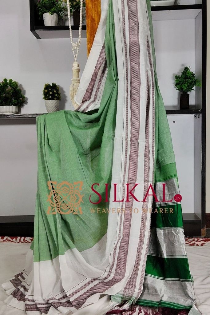 Ilkal Handloom Cotton Silk Saree