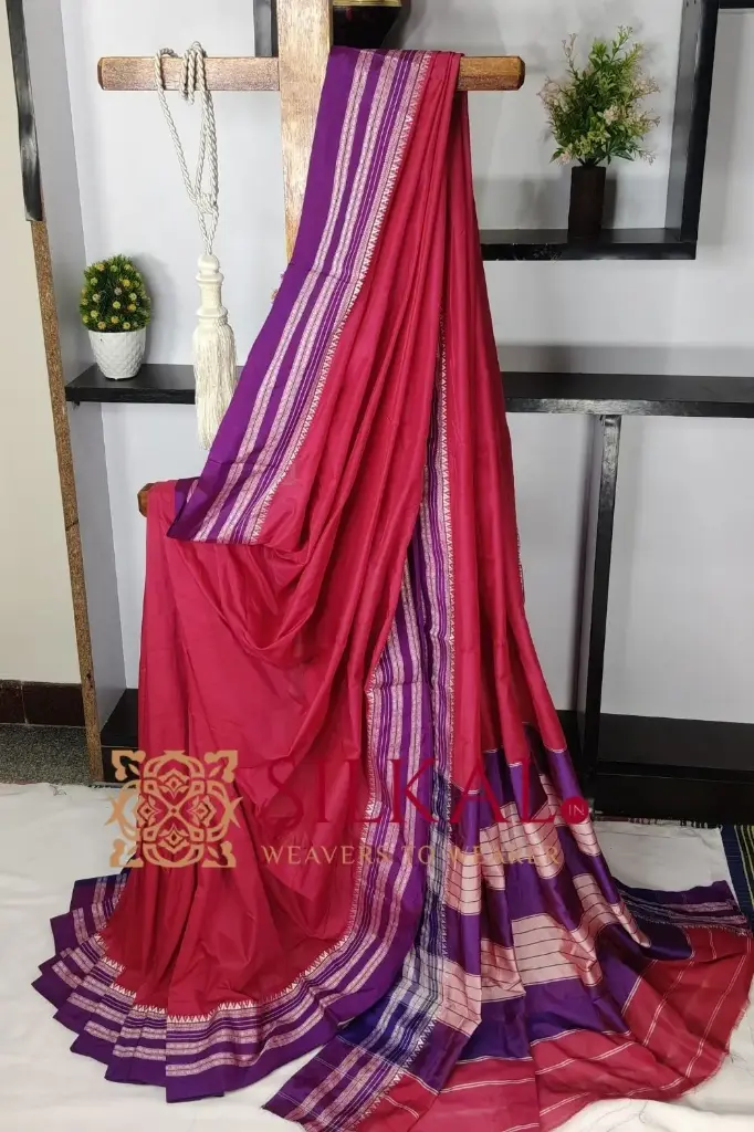 SKL03450 ILKAL COTTON GAADI DADI SAREE 