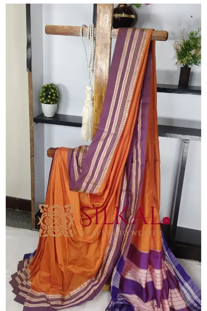 SKL03457 ILKAL COTTON GAADI DADI SAREE 