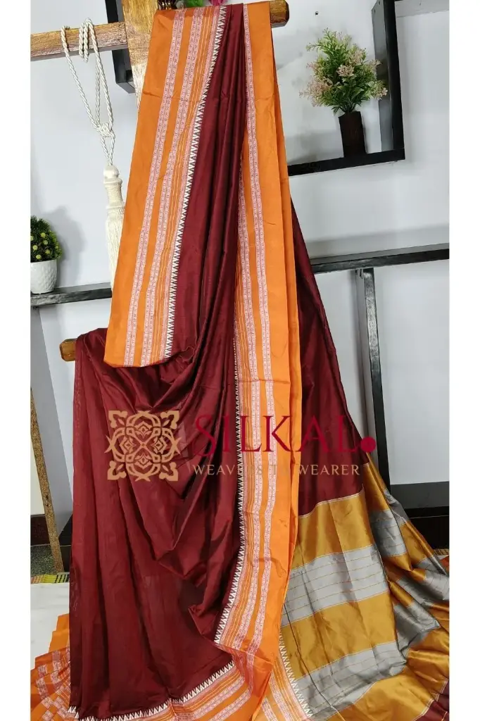 SKL03456 ILKAL COTTON GAADI DADI SAREE 