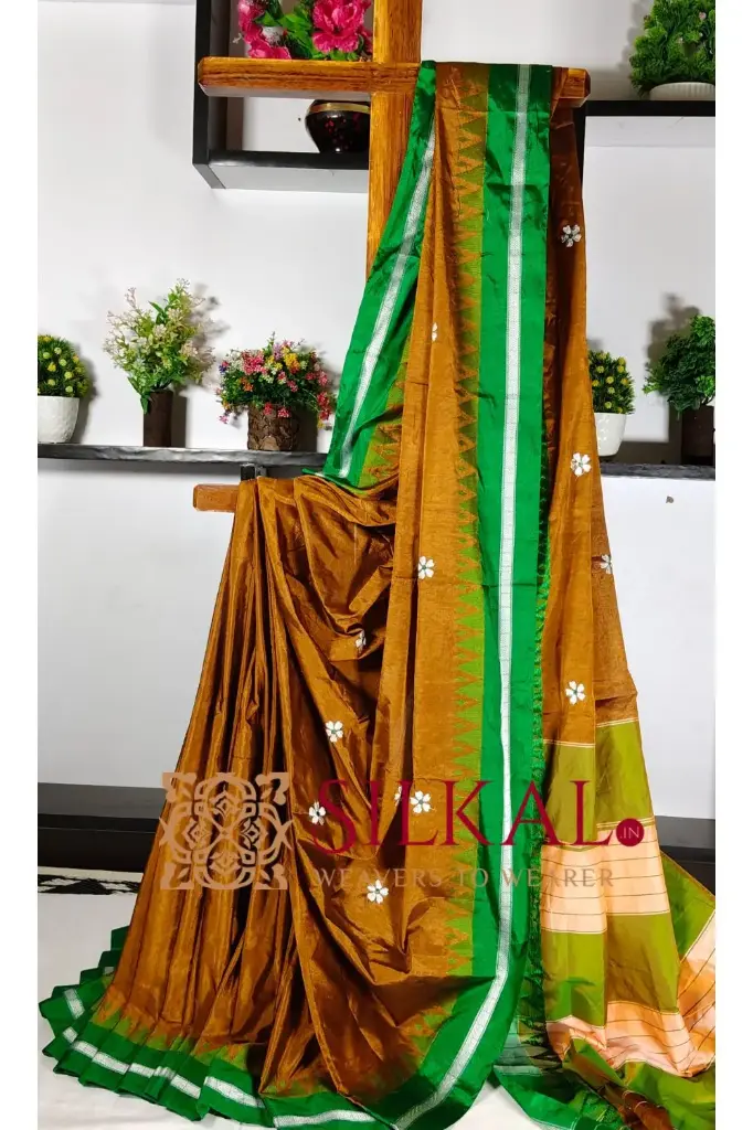 SKL03254 Ilkal Flower Butta Saree