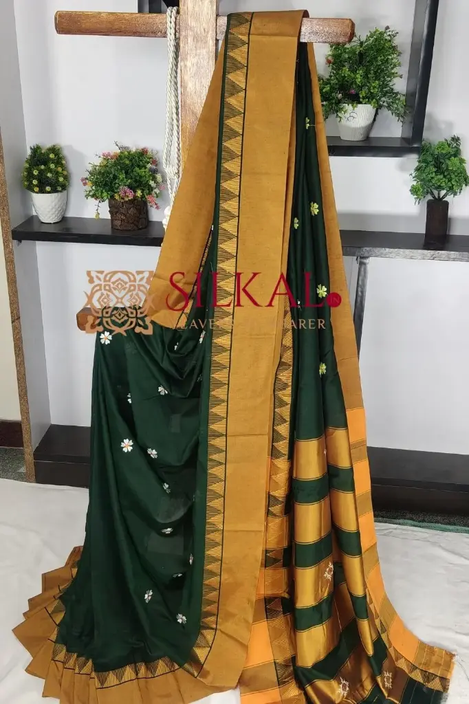 SKL03269 Ilkal Flower Butta Saree 