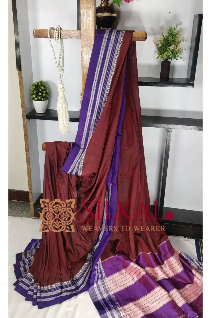 SKL03454 ILKAL COTTON GAADI DADI SAREE 