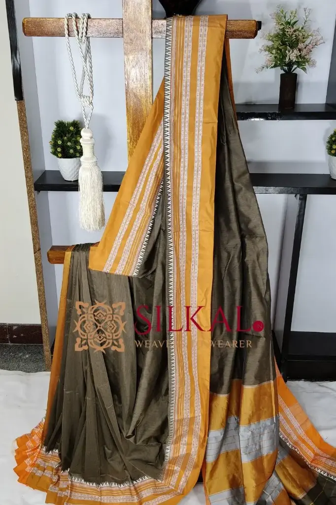 SKL03466 ILKAL COTTON GAADI DADI SAREE 
