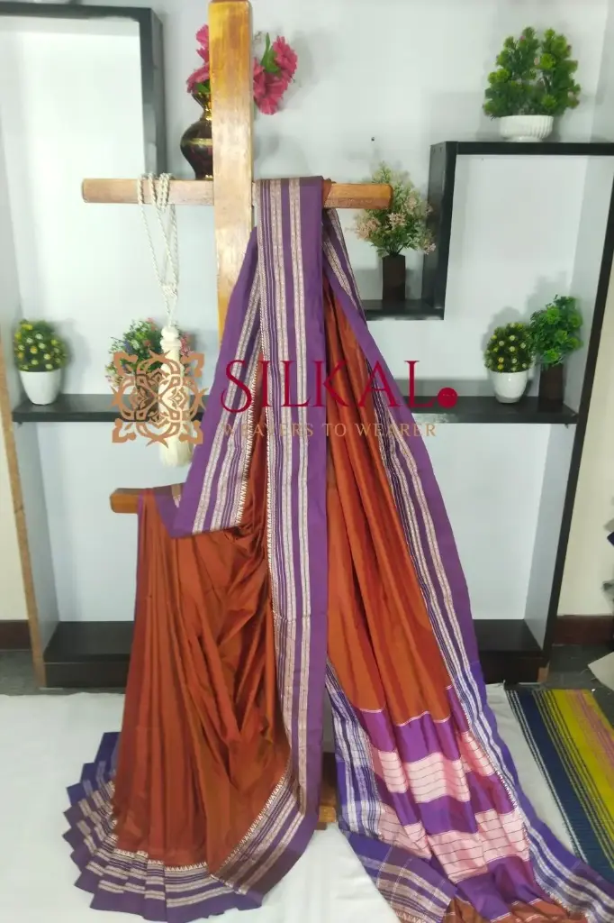 SKL03469 ILKAL COTTON GAADI DADI SAREE 