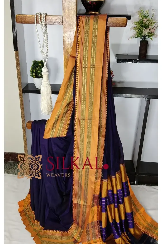SKL03480 ILKAL COTTON GAADI DADI SAREE 