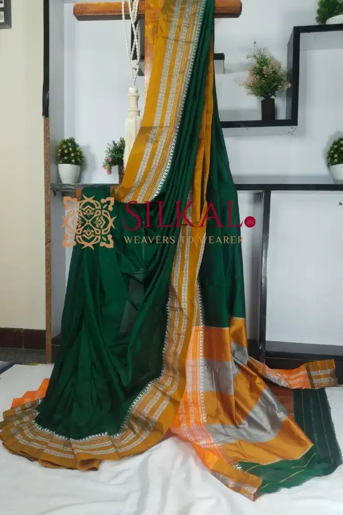 SKL03465 ILKAL COTTON GAADI DADI SAREE  