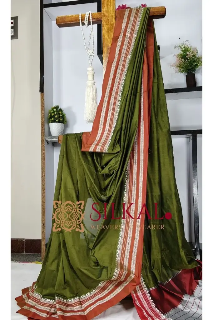 SKL03460 ILKAL COTTON GAADI DADI SAREE 