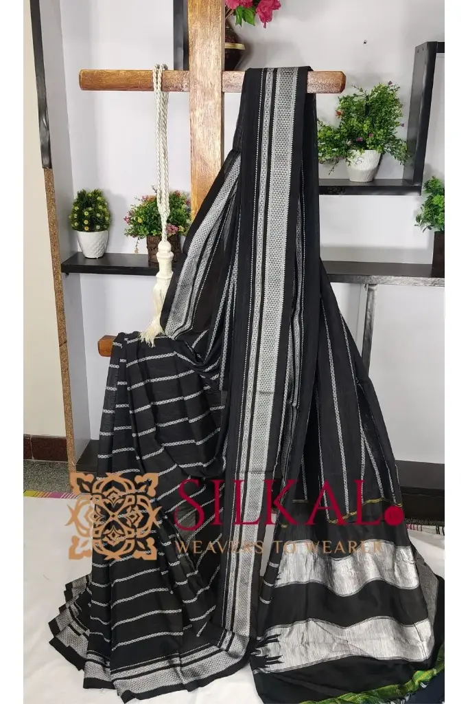 SKL3243 Ilkal Cotton Silk Chikki Paras Handloom Saree 