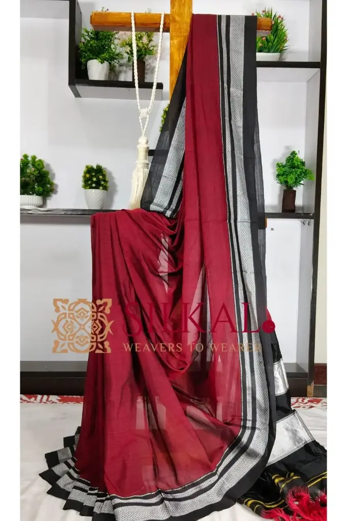 SKL03250 Ilkal Handloom Cotton Silk Saree  