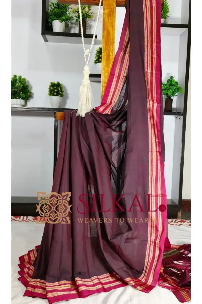 SKL3240 Ilkal Handloom Cotton Silk Saree