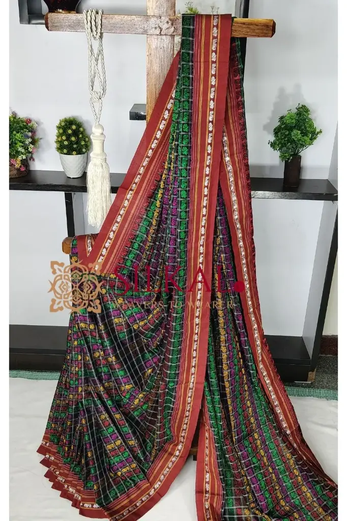 SKL03550 Ilkal Khun Viscose Cotton Saree 