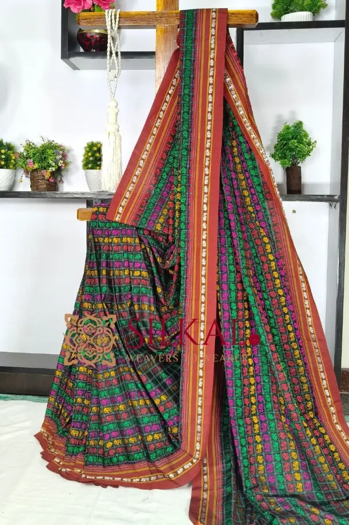 SKL03552 Ilkal Khun Viscose Cotton Saree 