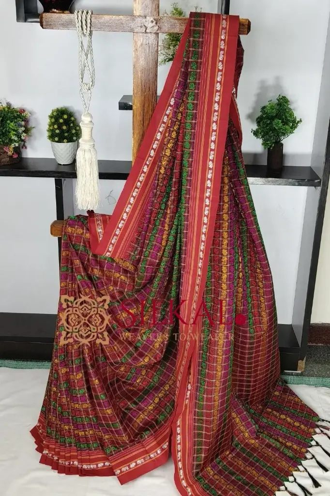 SKL03549 Ilkal Khun Viscose Cotton Saree 