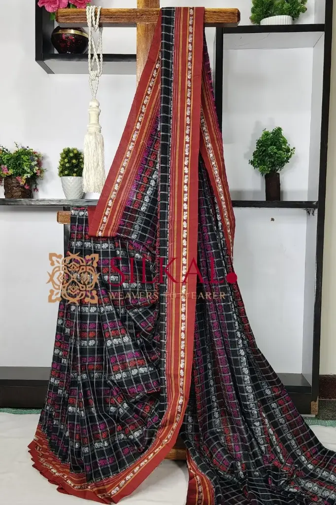 SKL03551 Ilkal Khun Viscose Cotton Saree 