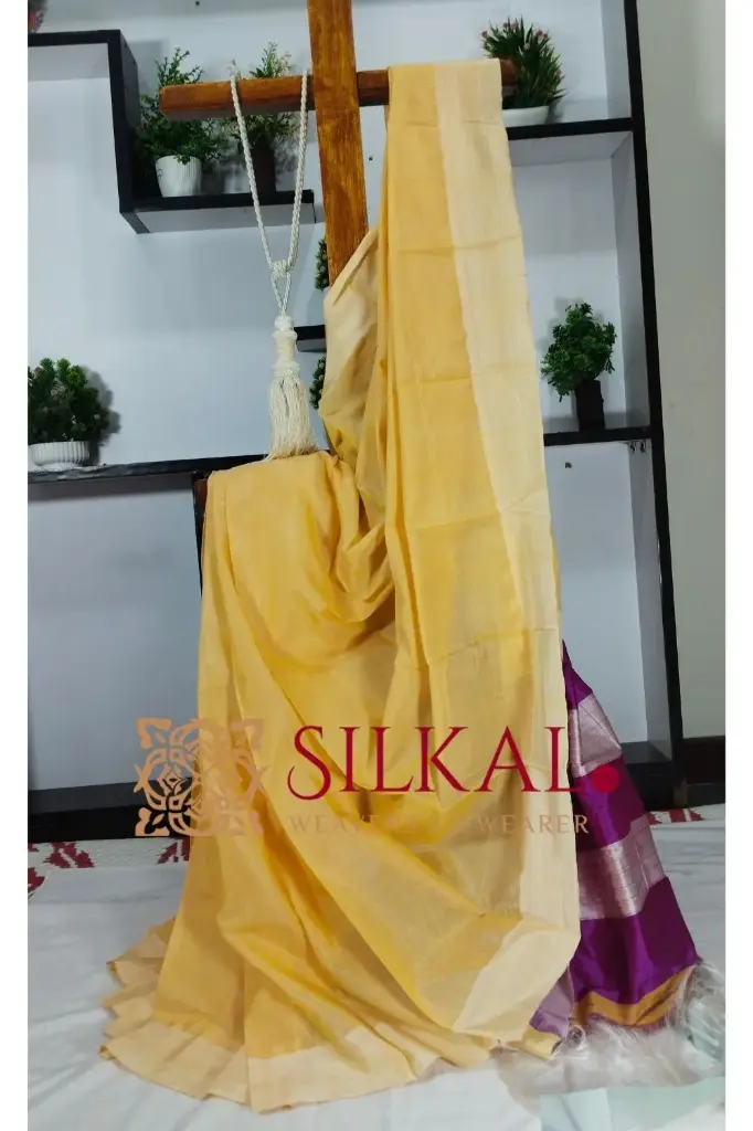 SKL3205Ilkal Viscose Cotton Silk Handloom Saree  